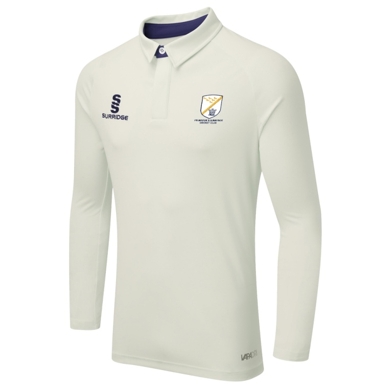 Ergo Long Sleeve Cricket Shirt Navy